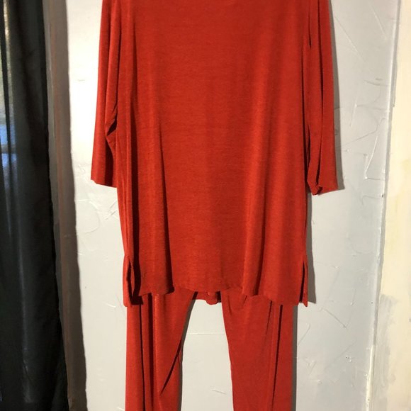 Carolyn Strauss Collection PL 2-Pc Top + Pants - Picture 2 of 6